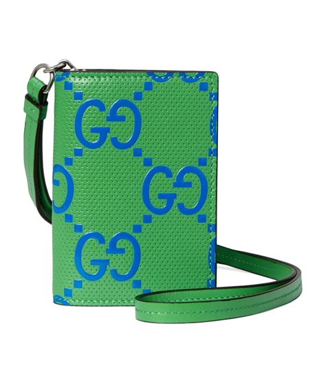 gucci emerald green card holder|gucci card holder price.